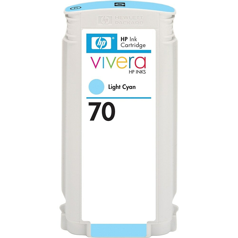 Image of HP 70 Light Cyan Ink Cartridge (C9390A)