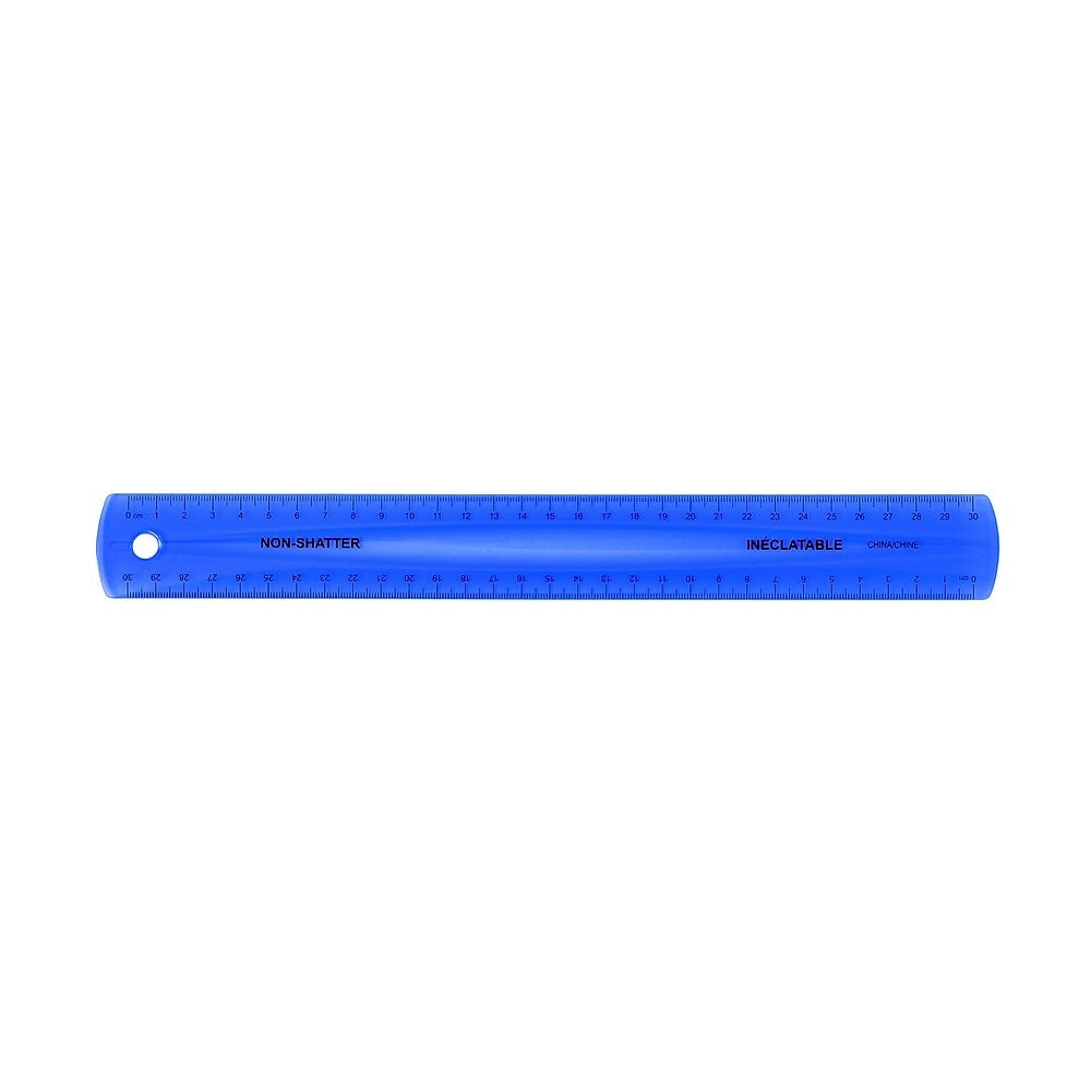 Image of Staples 30cm Shatterproof Plastic Ruler