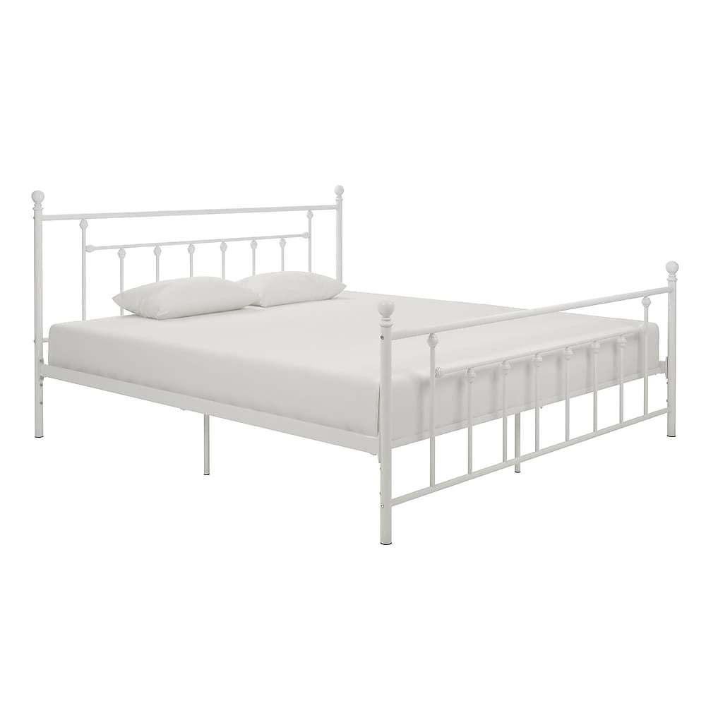 Image of DHP Manila Metal Bed - White - King