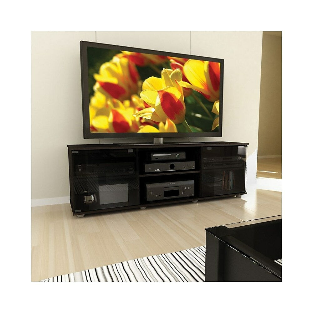 Image of Sonax Fiji 60" TV / Component Bench, Ravenwood Black