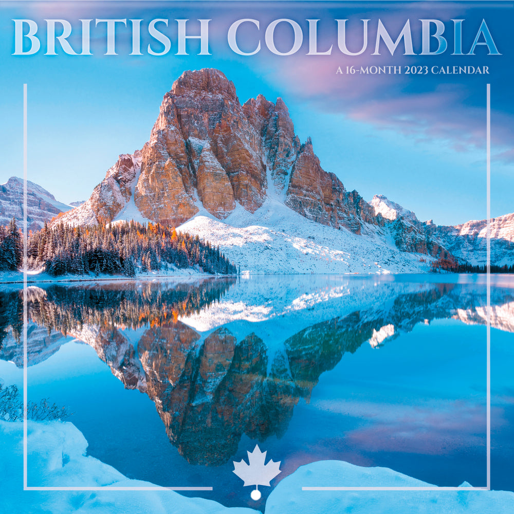 Image of DateWorks 2023 British Columbia 16-Month Wall Calendar - 12.00" W x 12.00" H - English