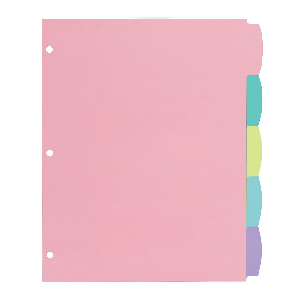 Image of Staples Dividers - Pastel