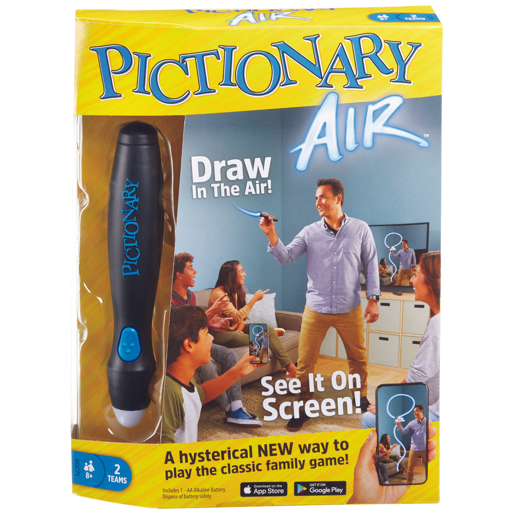 Image of Mattel Games Pictionary Air Family Drawing Game - English Only