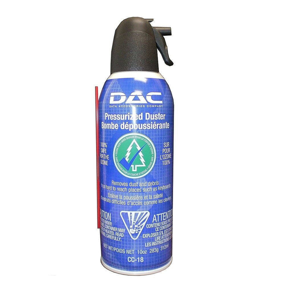 Image of DAC CC-18 Electronics Compressed Air Duster Can, 10 oz