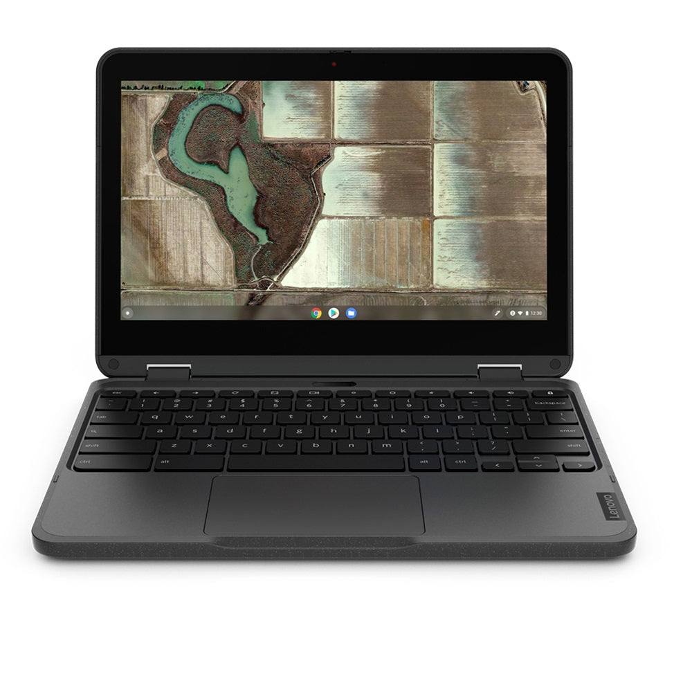 Image of Lenovo 500e 11.6" Touchscreen Chromebook Gen 3 - Intel Celeron N5100 - 64GB eMMC - 8GB RAM - Chrome OS, Grey