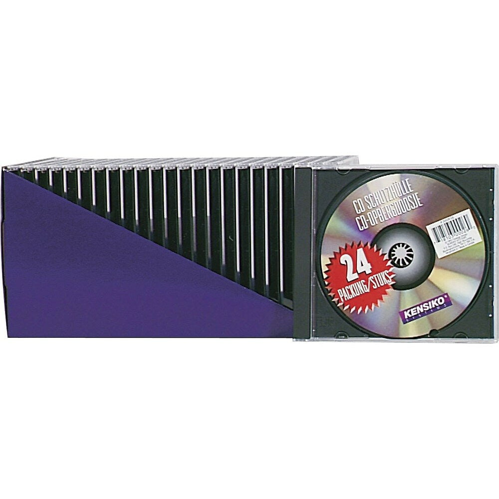 Image of Staples CD Jewel Case, 24 Pack