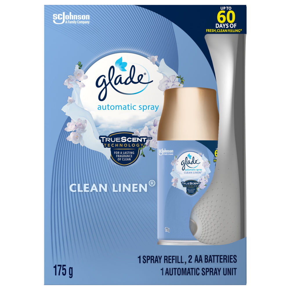 Image of Glade Automatic Spray Air Freshener Starter Kit - Clean Linen