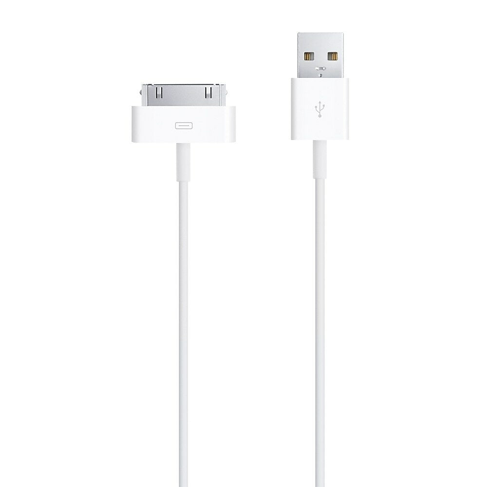Image of Apple 30-Pin to USB Cable, White