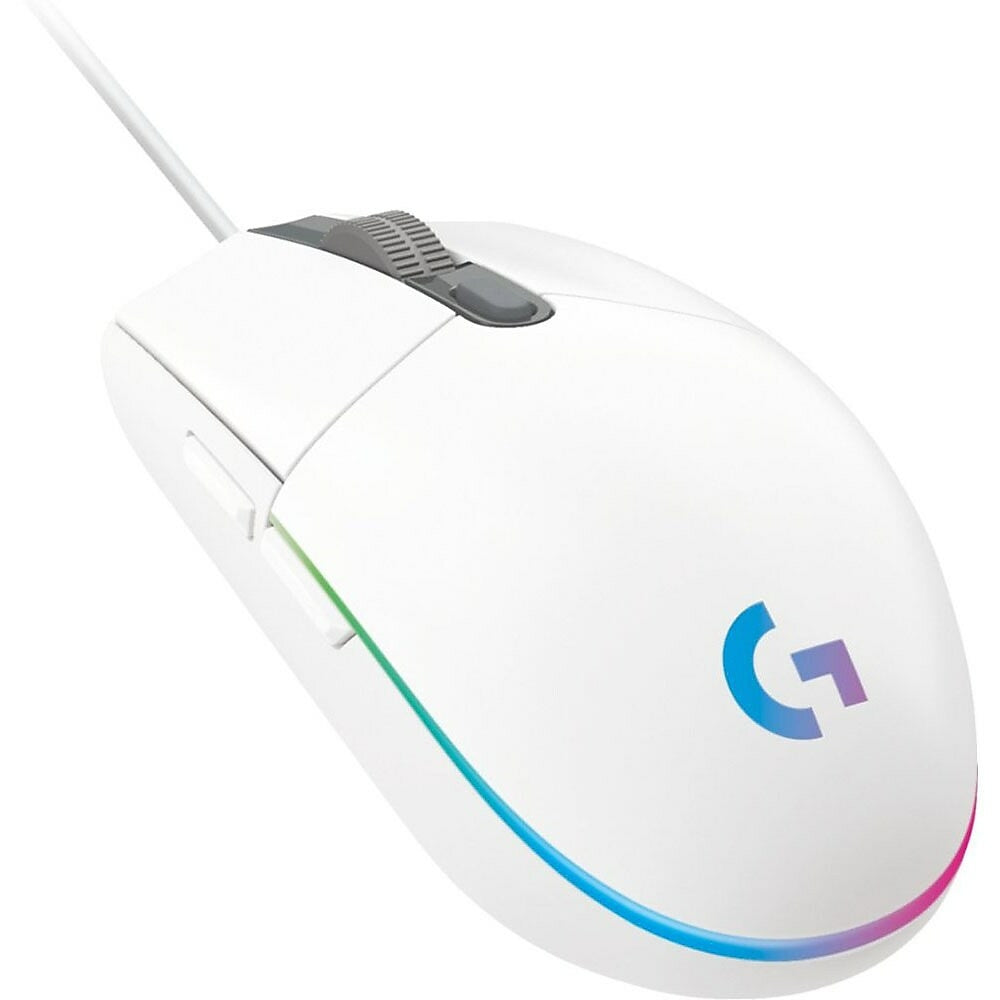 Image of Logitech G203 LightSync RGB Gaming Mouse - White