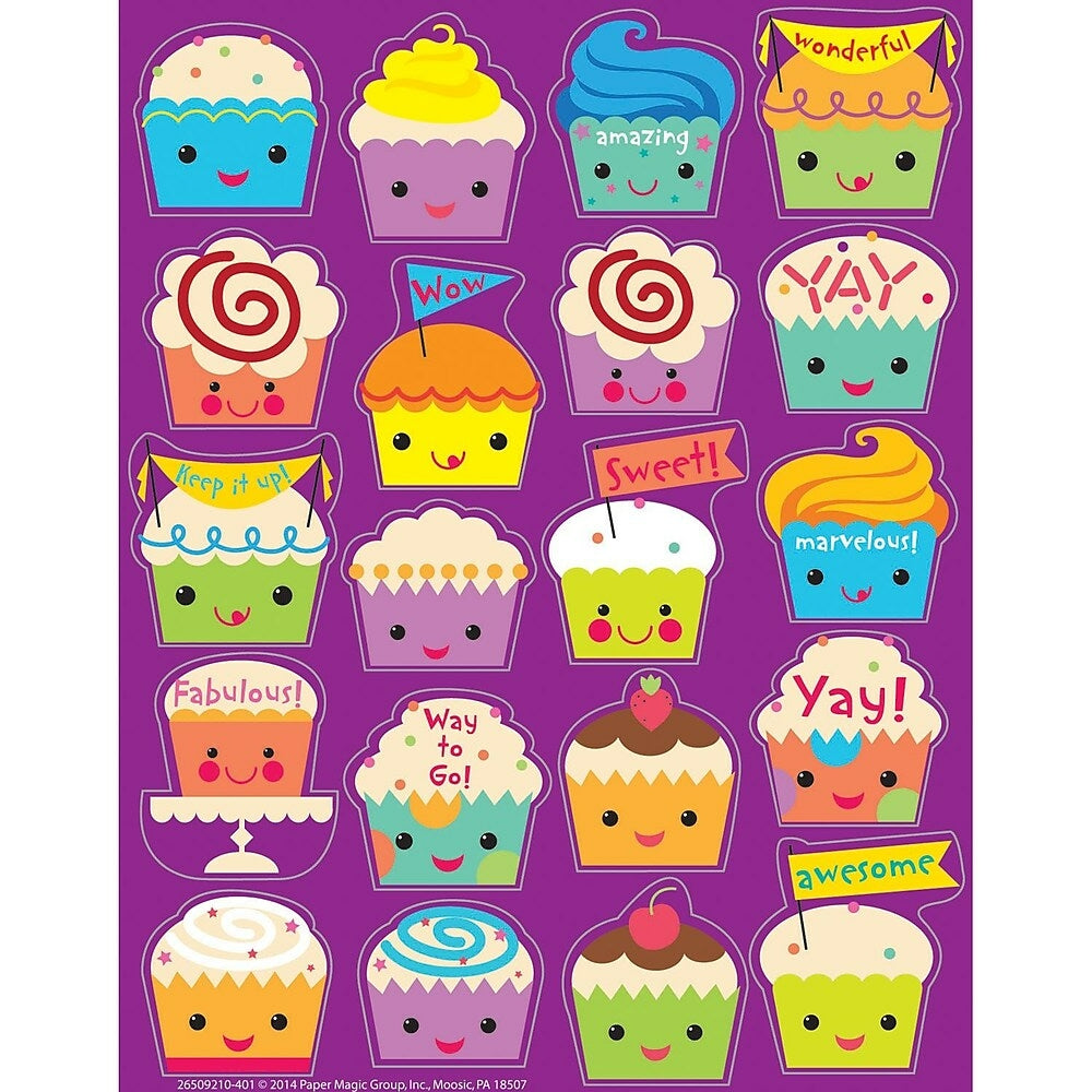 Image of Eureka Scented Sticker, Cupcake, 480 Pack