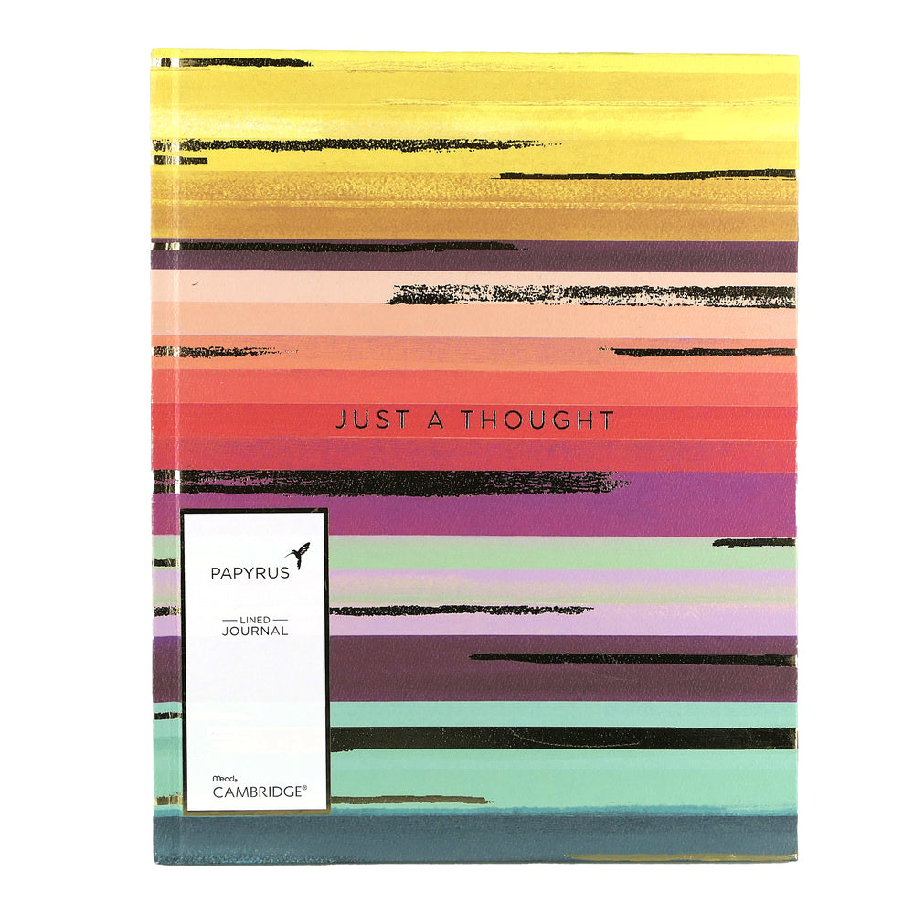 Image of Papyrus Large Journal - Hardcover - Stripes, Multicolour