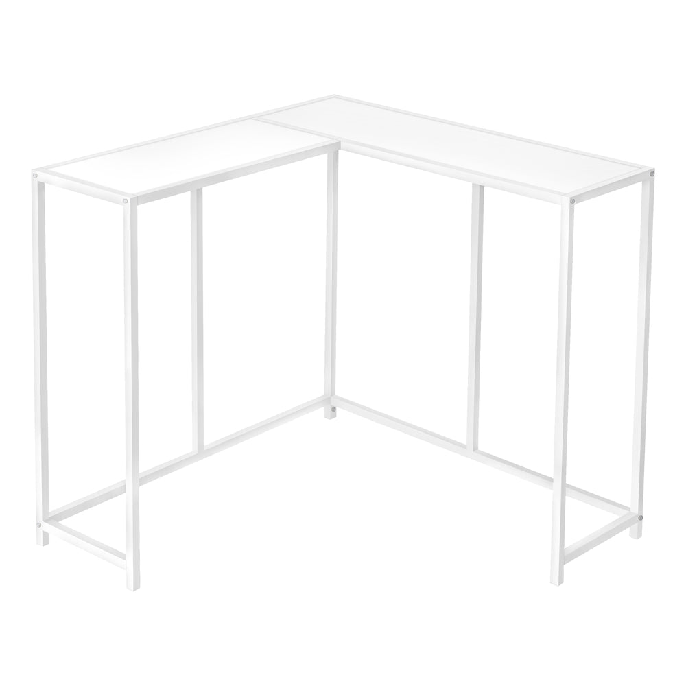 Image of Monarch Specialties - 2160 Accent Table - Console - Entryway - Narrow - Corner - Living Room - Bedroom - Metal - White