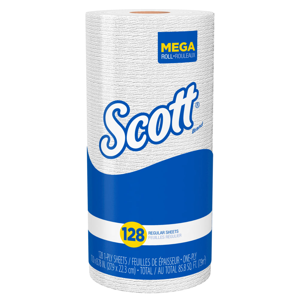 Image of Scott Kitchen Paper Towel Roll - 128 Sheets Per Roll
