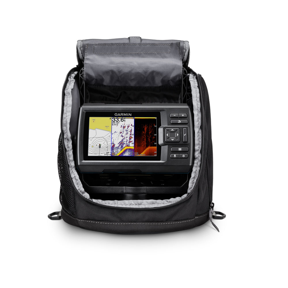 Image of Garmin Striker Vivid 5cv Ice Fishing Bundle - Black