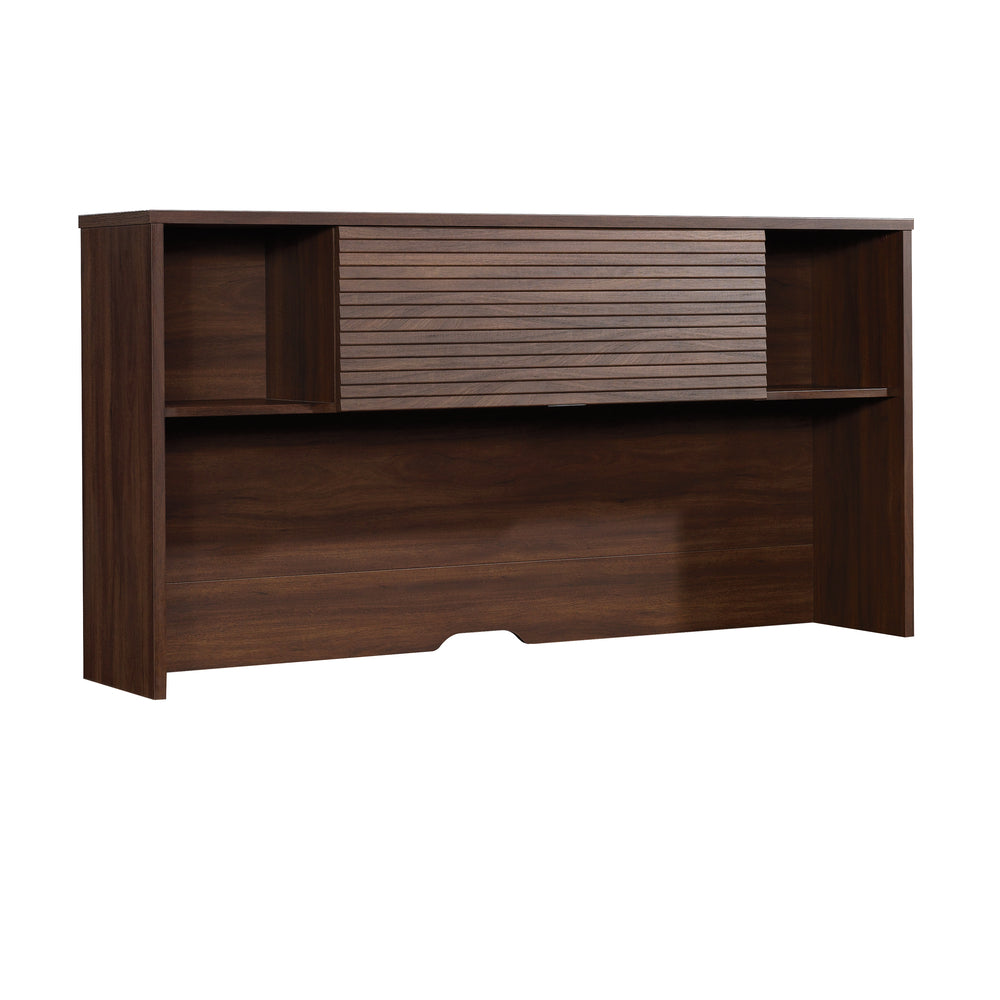 Image of Sauder Palo Alto Storage Hutch for Desk - Spiced Mahogany (427799)