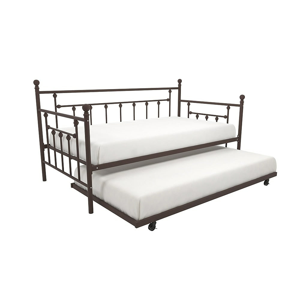 Image of DHP Manila Twin Size Daybed and Twin Size Trundle - Bronze