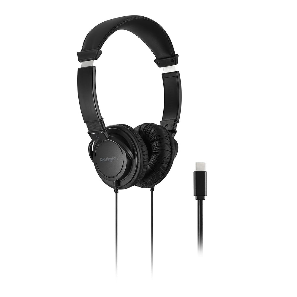 Image of Kensington USB-C Hi-Fi Headphones - Black