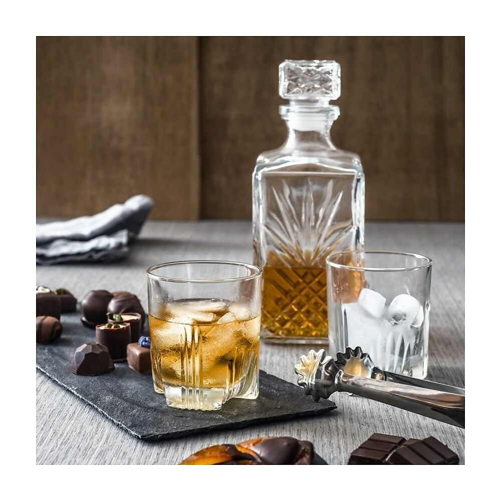 Image of Bormioli Rocco 7-piece Selecta Whisky Decanter Set