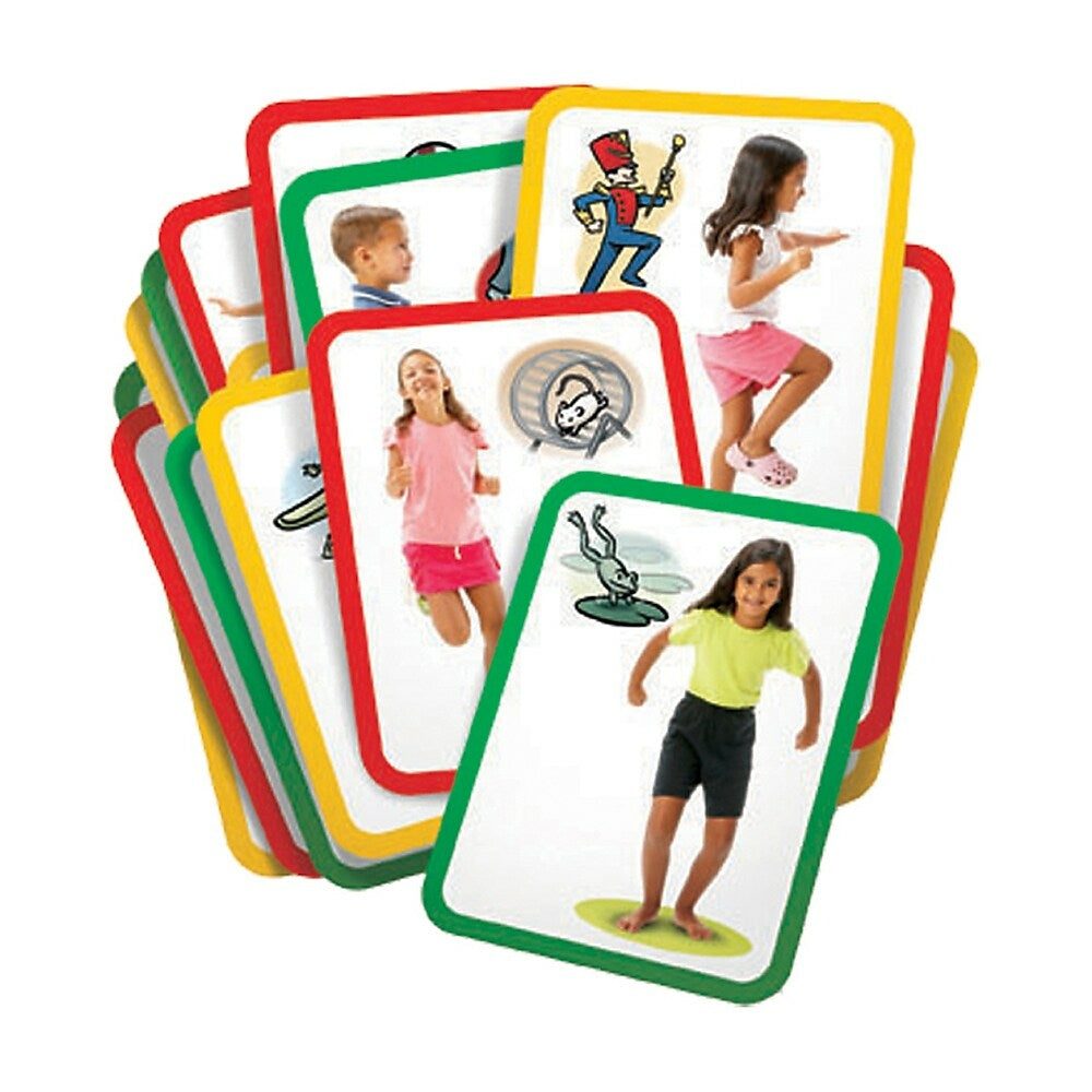 Image of Roylco Busy Body Gross Motor Exercise Cards Set (R-62012)