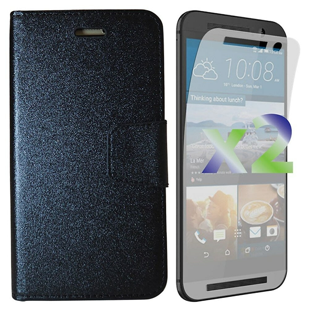 Image of Exian Wallet Case for HTC One M9 - Black