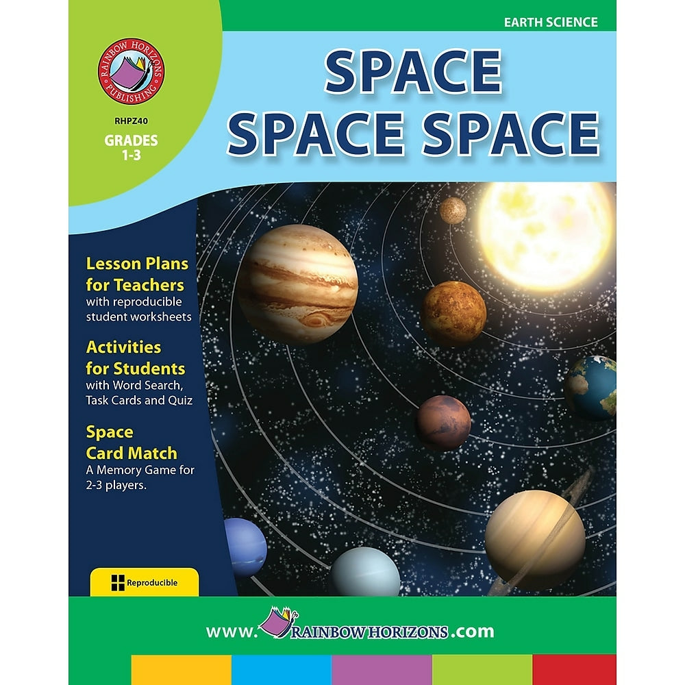 Image of eBook: Space Space Space (PDF version - 1-User Download) - ISBN 978-1-55319-265-7 - Grade 1 - 3