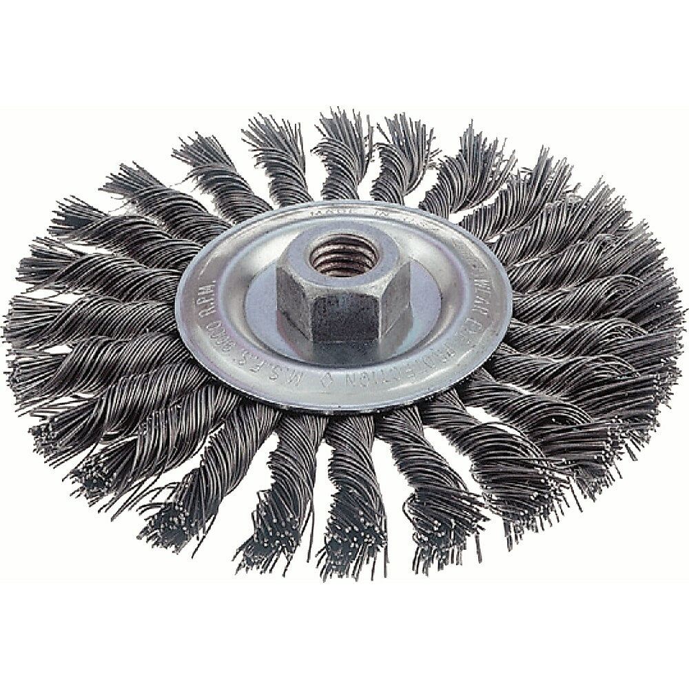 Image of Knot Wire Wheel Brushes, Standard Twist Knot, 3 Pack