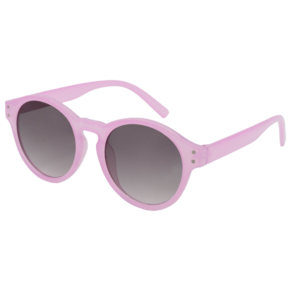 Image of Gry Mattr 8+ Kids Sunglasses - Plastic - Round Bree, Pink