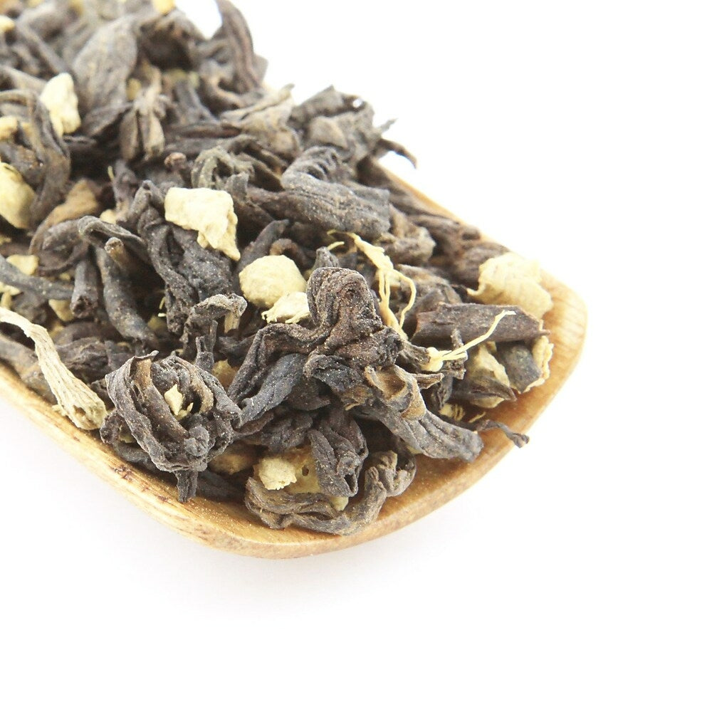 Image of Tao Tea Leaf Organic Ginger Pu-er (Shou) Tea - Loose Leaf - 85g