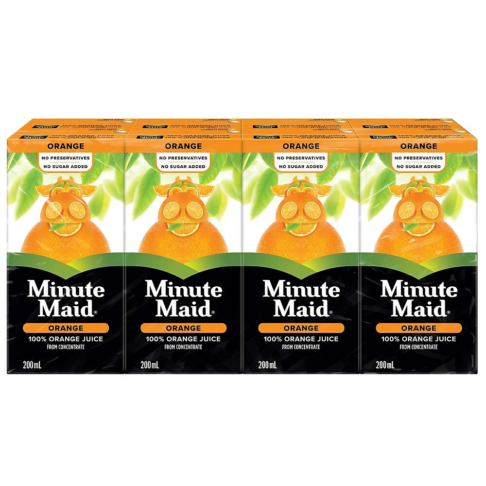 Image of Minute Maid 100% Orange Juice from Concentrate -200ml - 32 Pack