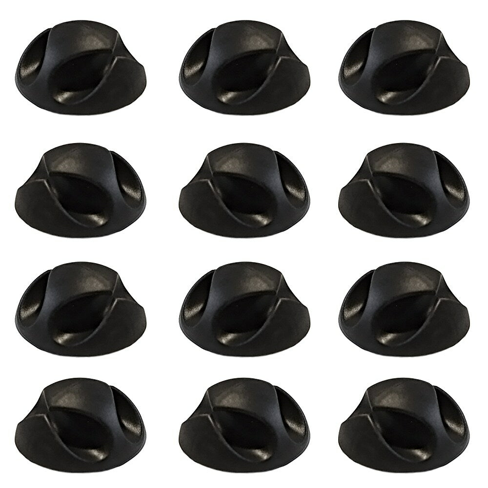 Image of AnthroDesk Dual Cable Clips, 12 Pack (ADCACL-12)