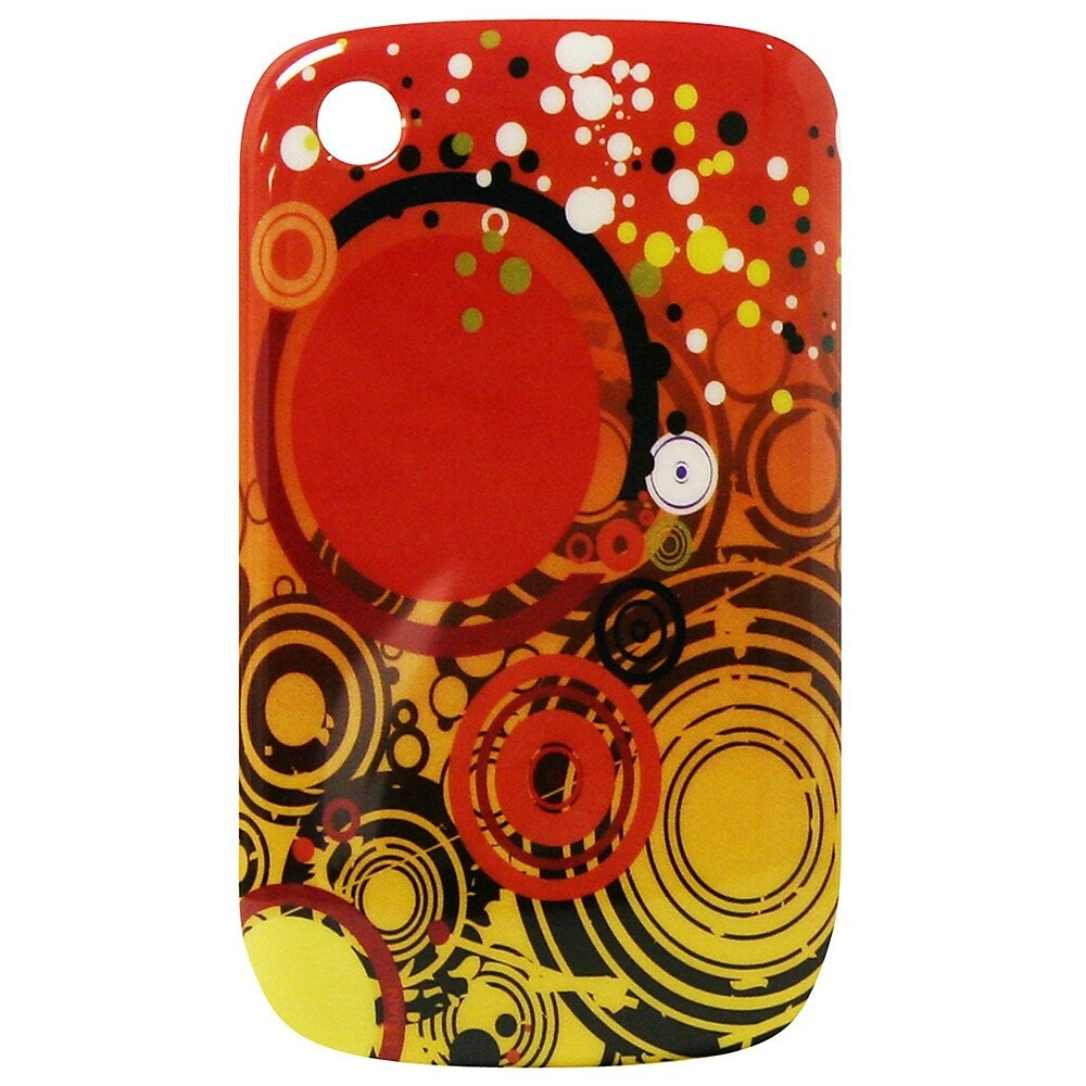 Image of Exian Case for Blackberry Curve 8520 - Orange Circles