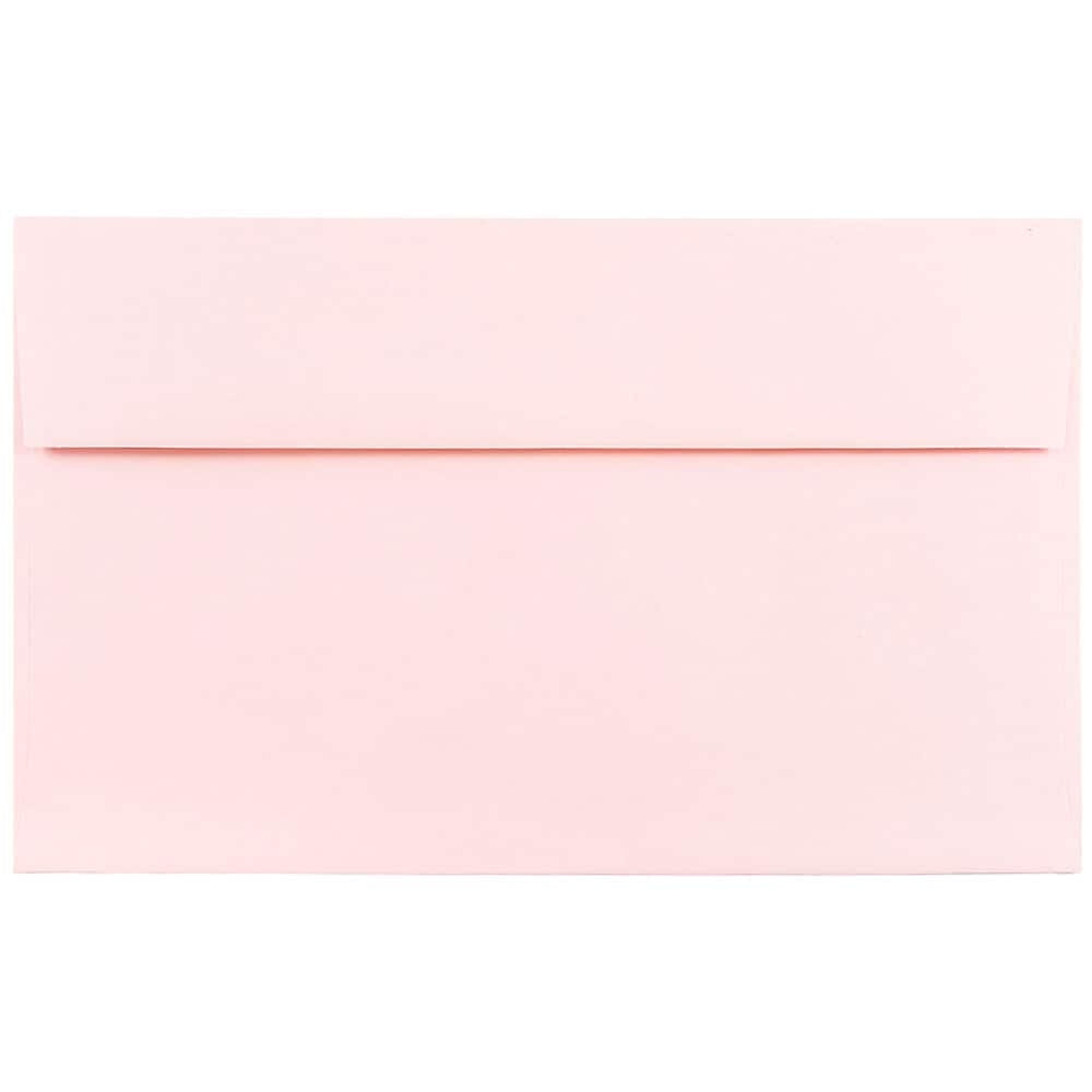 Image of JAM Paper A10 Invitation Envelopes, 6 x 9.5, Baby Pink, 1000 Pack (155688B)