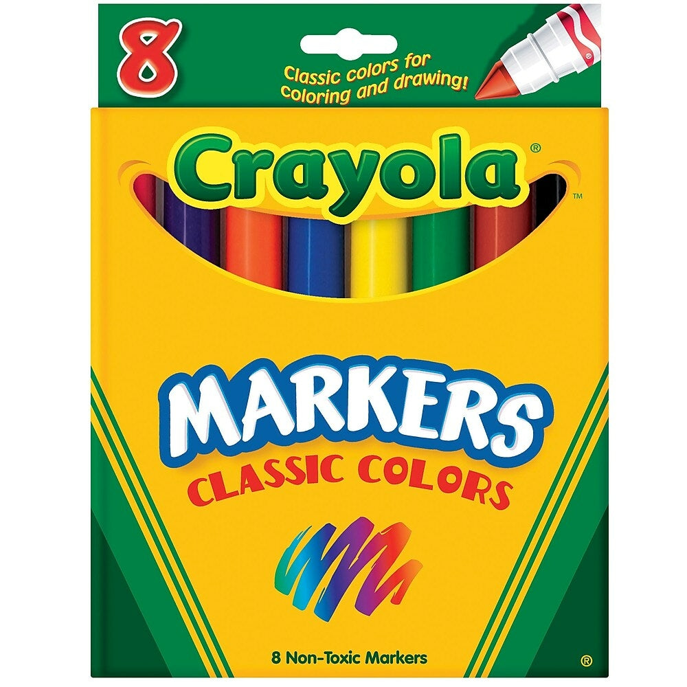 Image of Crayola Original Colouring Markers, 48 Pack (BIN7708)