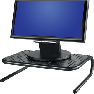 FENEG – Support pour moniteur d'ordinateur 16,5 po, support de moniteur  réglable en hauteur pour ordinateur, ordinateur portatif, imprimante, noir