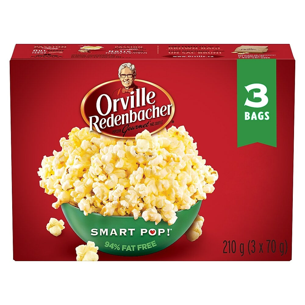 Image of Orville Redenbacher's Microwave Popcorn - Pop Up Bowl - SmartPop - 3 Pack