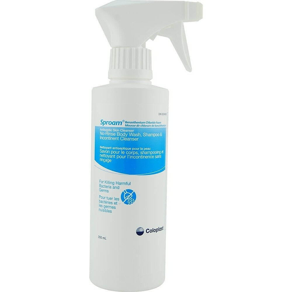 Image of Coloplast Sproam 0901 No-Rinse All Body Spray Cleanser, 350ml