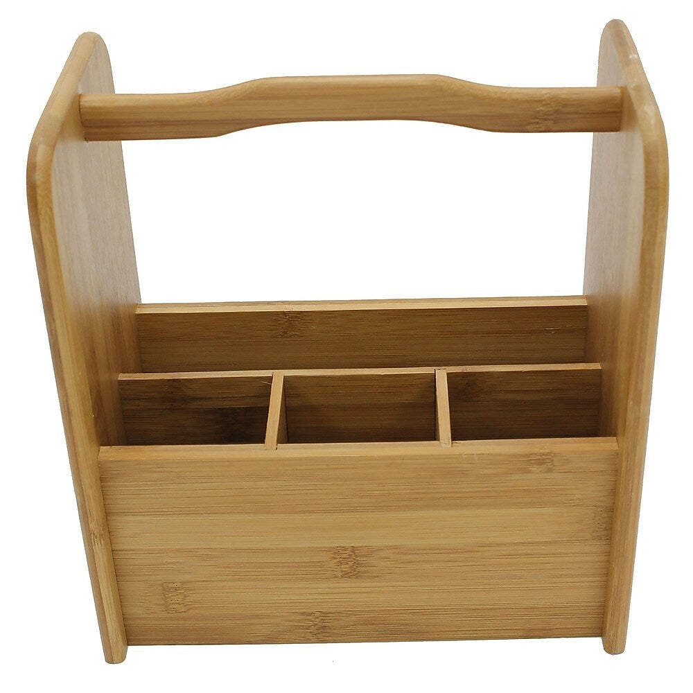 Image of Cathay Importers Bamboo Utensil Caddy (EC-23-0020-A)
