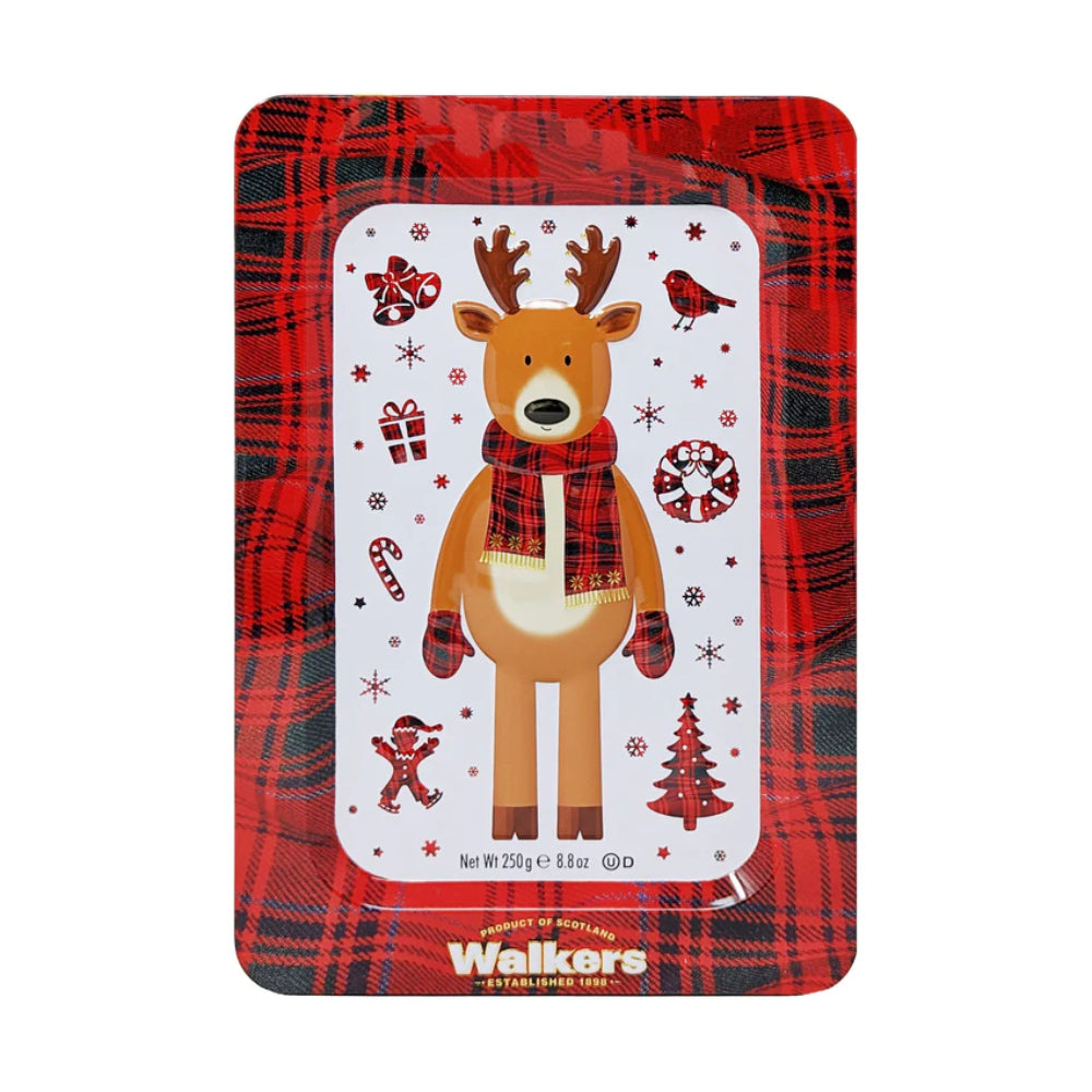 Image of Walkers Shortbread Reindeer Tin - 250g