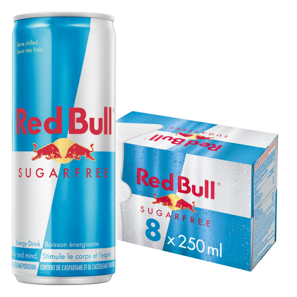 Image of Red Bull Energy Drink - Sugar Free - 250 ml - 8 Pack