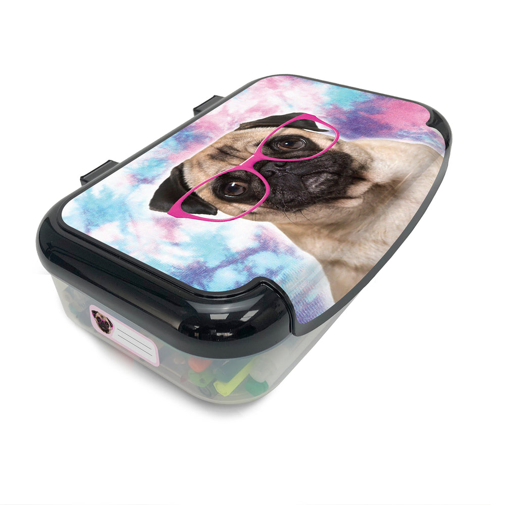 Image of Zipit Recycled Plastic Pencil Box - Pug