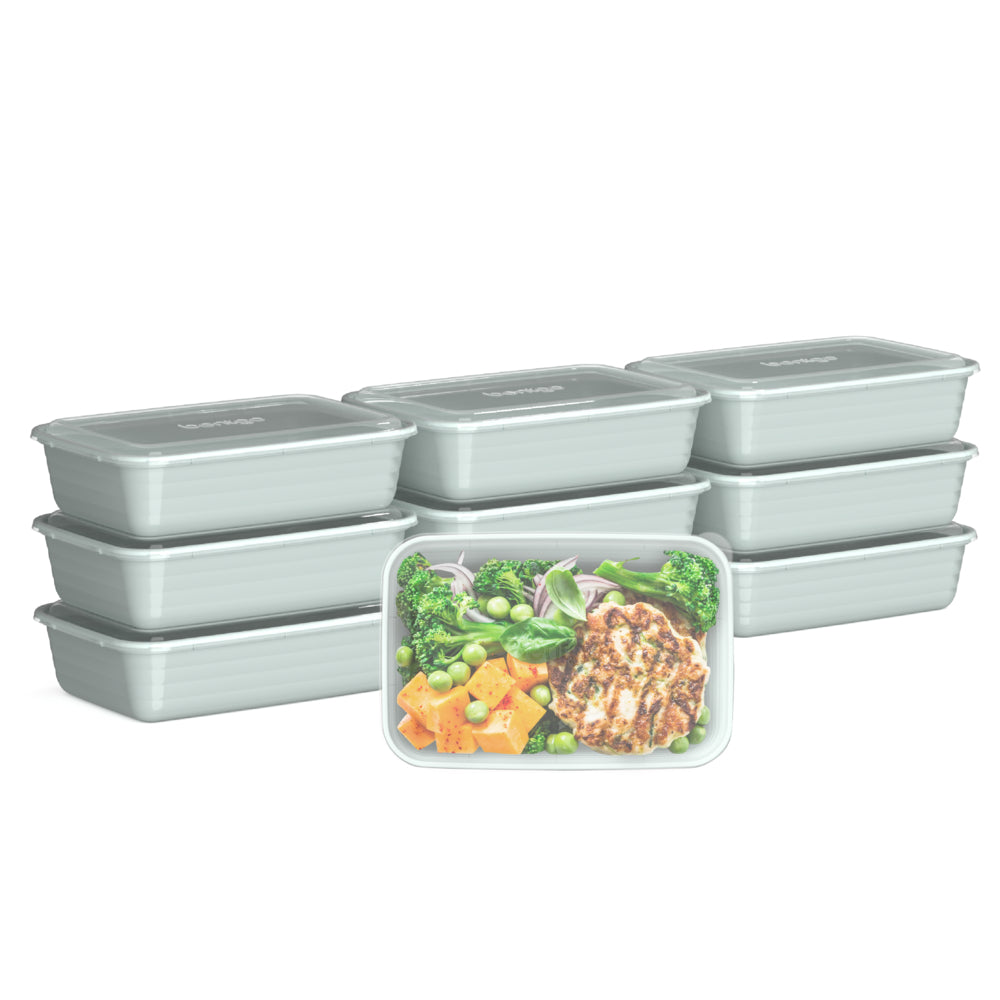 Image of Bentgo Prep 1-Compartment Meal Prep Container - Mint - 10 Pack, Mint_Colourfamily