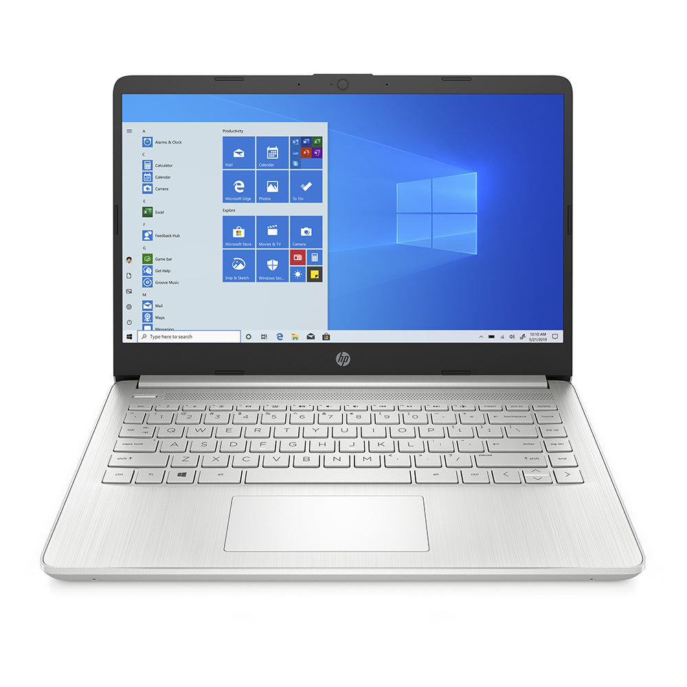 Image of HP 14-fq1010ca 14" Laptop, AMD Ryzen 3 5300U, 4 GB DDR4, 128 GB SSD, AMD Radeon, Windows 10 Home in S Mode, Grey