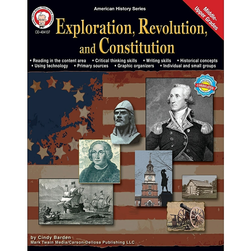 Image of eBook: Mark Twain 404137-EB Exploration, Revolution, and Constitution - Grade 6 - 12