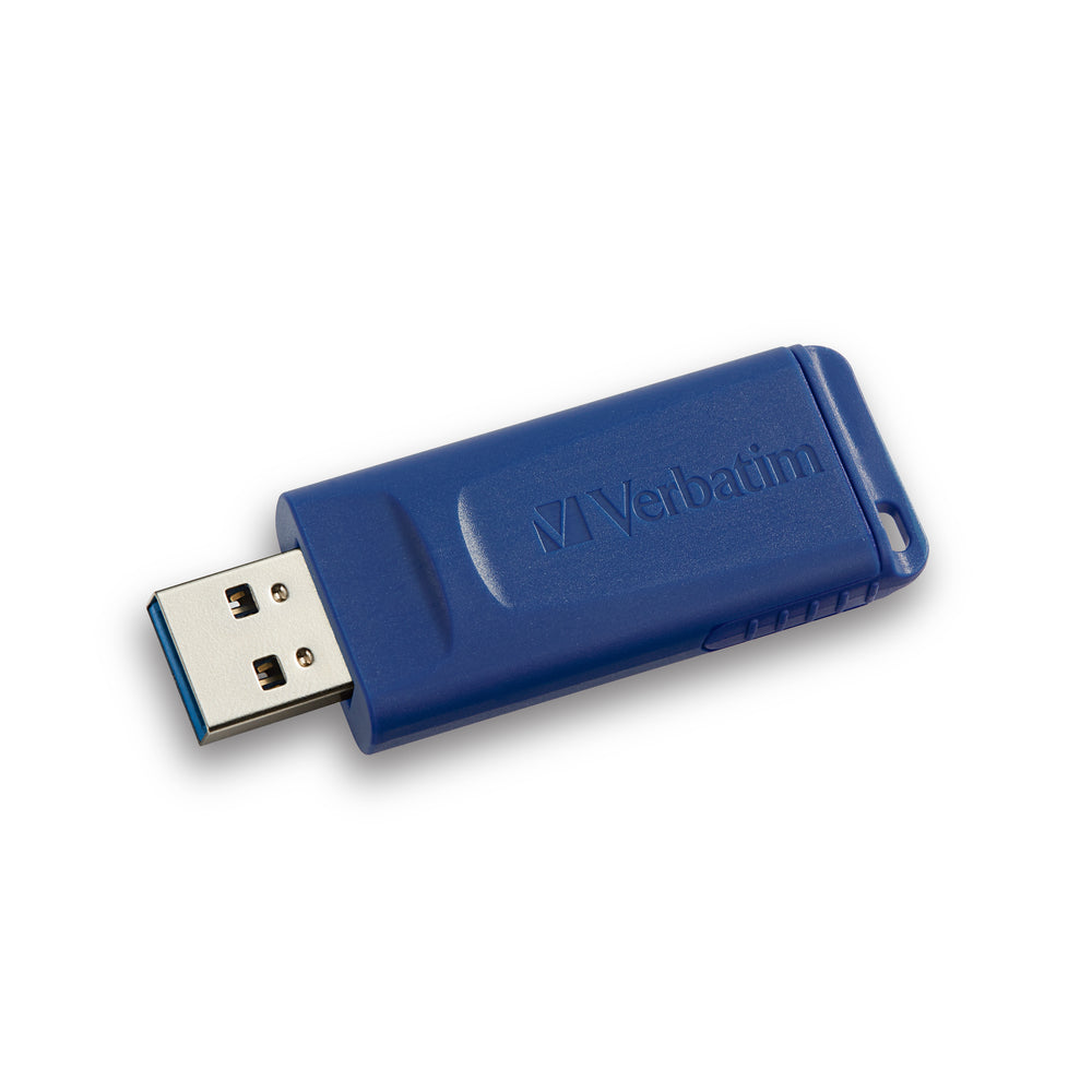 Image of Verbatim 64 GB USB Flash Drive - Blue