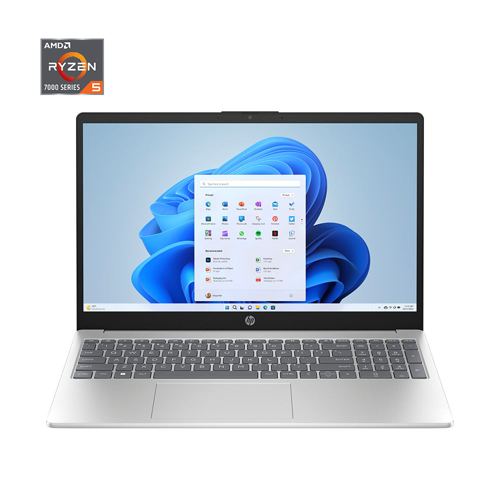Image of HP 15.6" Laptop - AMD R5-7520U/1TB SSD/16GB RAM/Windows 11, Grey
