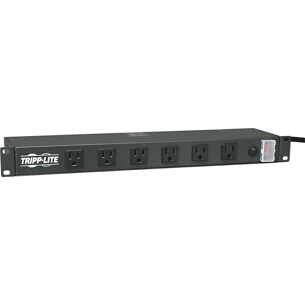 Image of Tripp Lite RS1215RA 12-Outlet Rackmount Power Strip 15' Cord Black