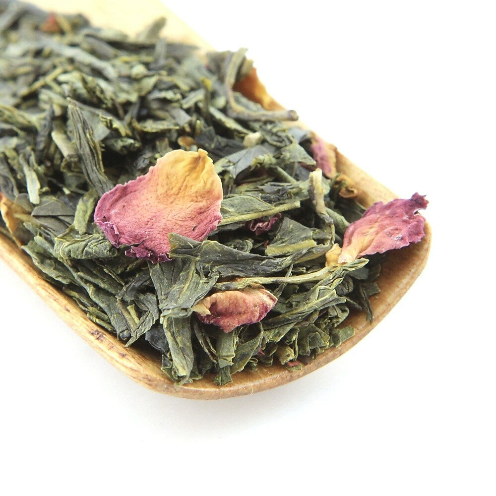Image of Tao Tea Leaf Cherry Rose Green Tea Tin - Loose Leaf - 42g