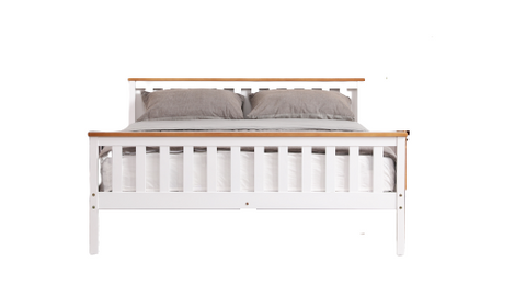Artisan Bed Company White Wooden Bed-Better Bed Company 