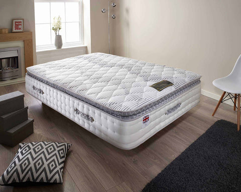 Aspire Furniture 3500 Gold Pillowtop Pocket Mattress-Better Bed Company 