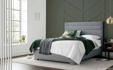 Kaydian Appleby Marbella Grey Ottoman Bed Frame-Better Bed Company 